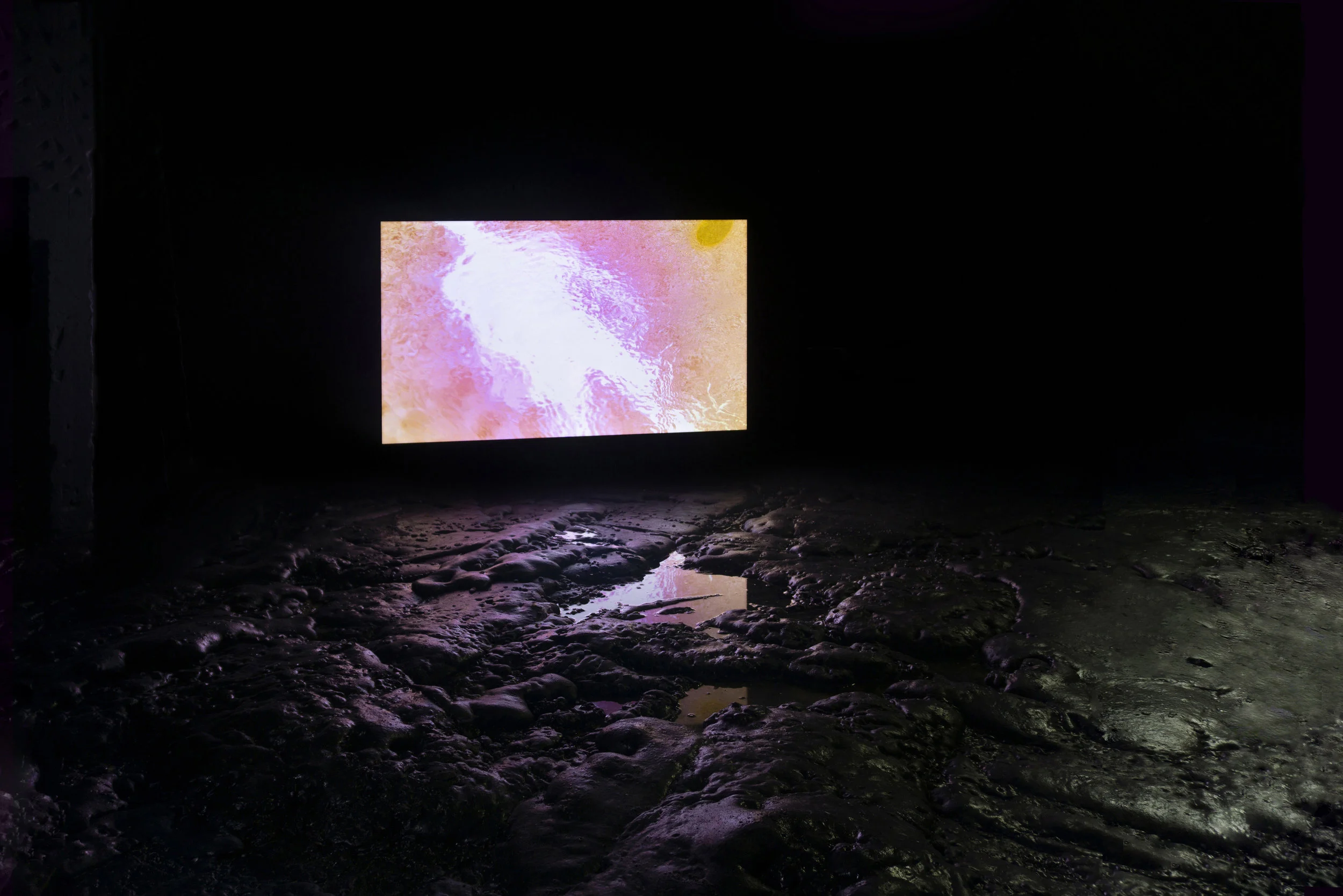   Dreamwalker , 2019 at Obsidian Coast 4K single channel video installation, stereo sound, 15’ 30”    Video link:  vimeo.com/361402683  