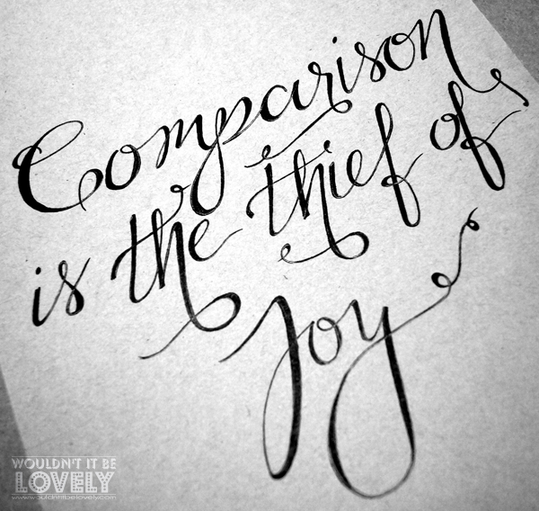 Hand Lettering: Comparison — Wouldn't it be Lovely