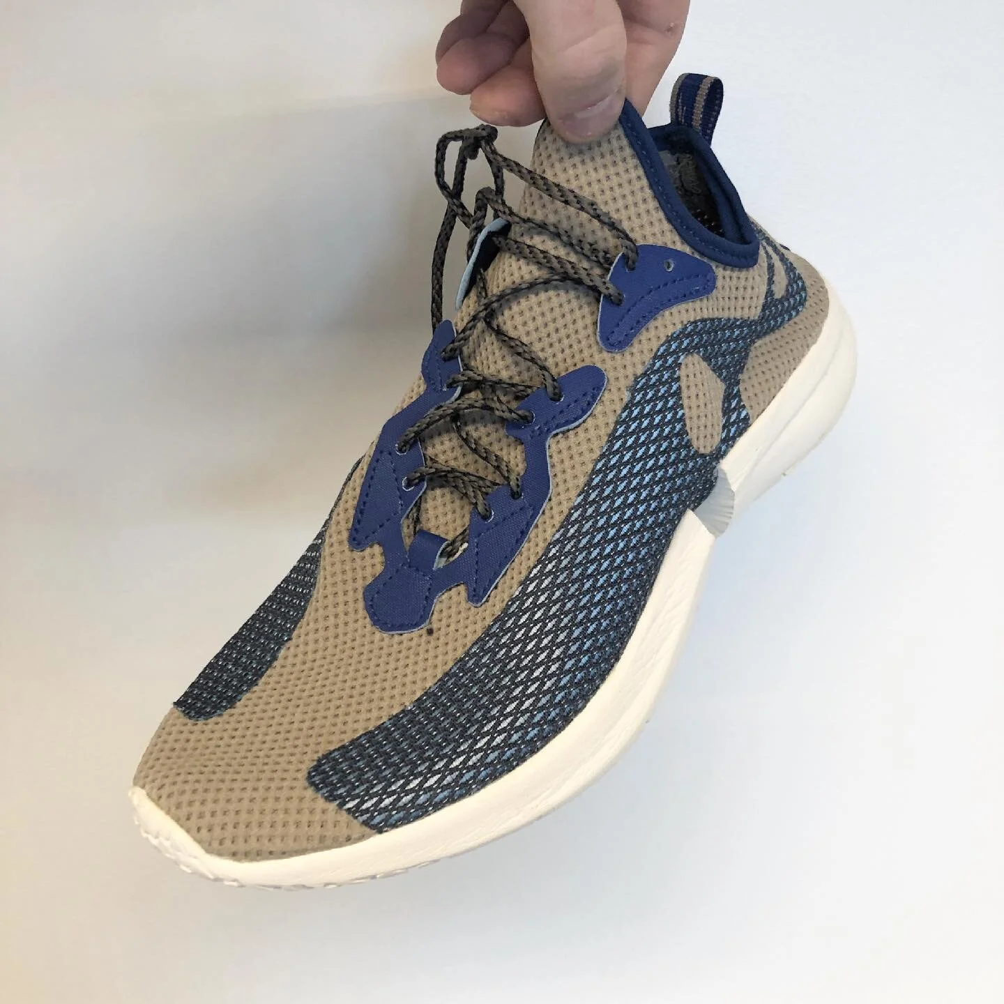 This is the first Makerlab made prototype for Sole fury 00 formally known as project Eclipse.

Still focused on breathability, I extended the bonded quarter panel mesh under the foot to also use it as a strobel footbed. 

The concept was to remove th