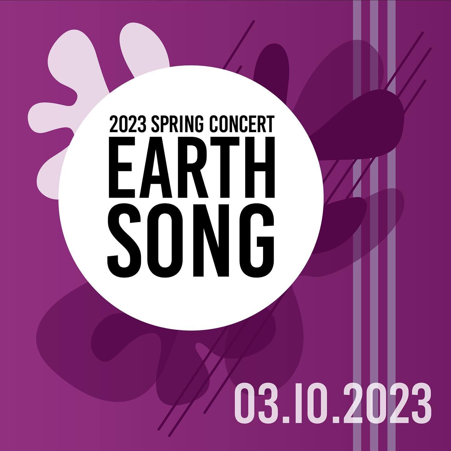 The West Covina High School Choral Department proudly presents

2023 Spring Concert: Earth Songs
March 10, 2023; 7pm (PST)
West Covina High School - 
GYM

Join us for this incredible concert featuring performances from all ensembles from The West Cov