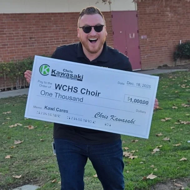 🎶 Community investing in students. This is how the arts thrive. 🎶

We are incredibly grateful to Chris Kawasaki Real Estate for a $1,000 donation to the West Covina High School Choral Department through the Kawi Cares Community Giving Program.

Thi