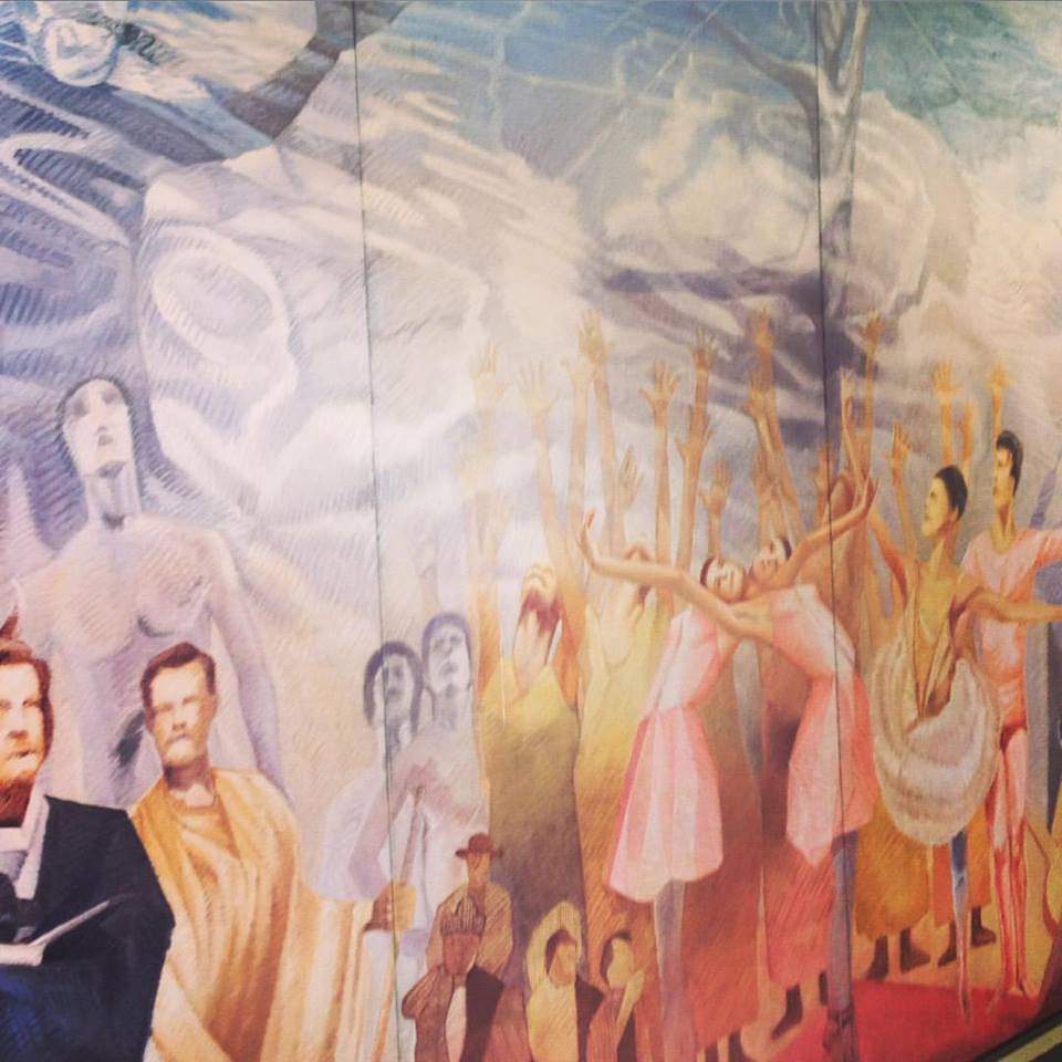  The mural in the hall of ENDanza&nbsp; 