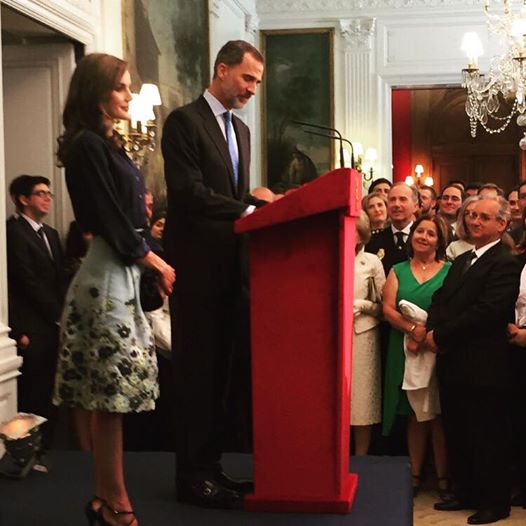 Carlos Pons Guerra Attends Royal Reception with King Felipe and Queen Leticia of Spain
