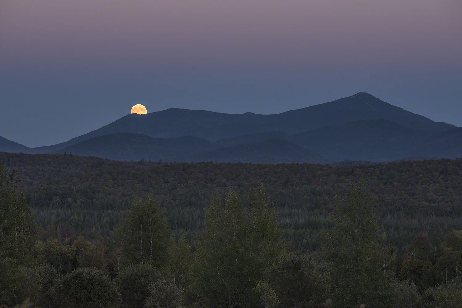 Moonrise and Whiteface