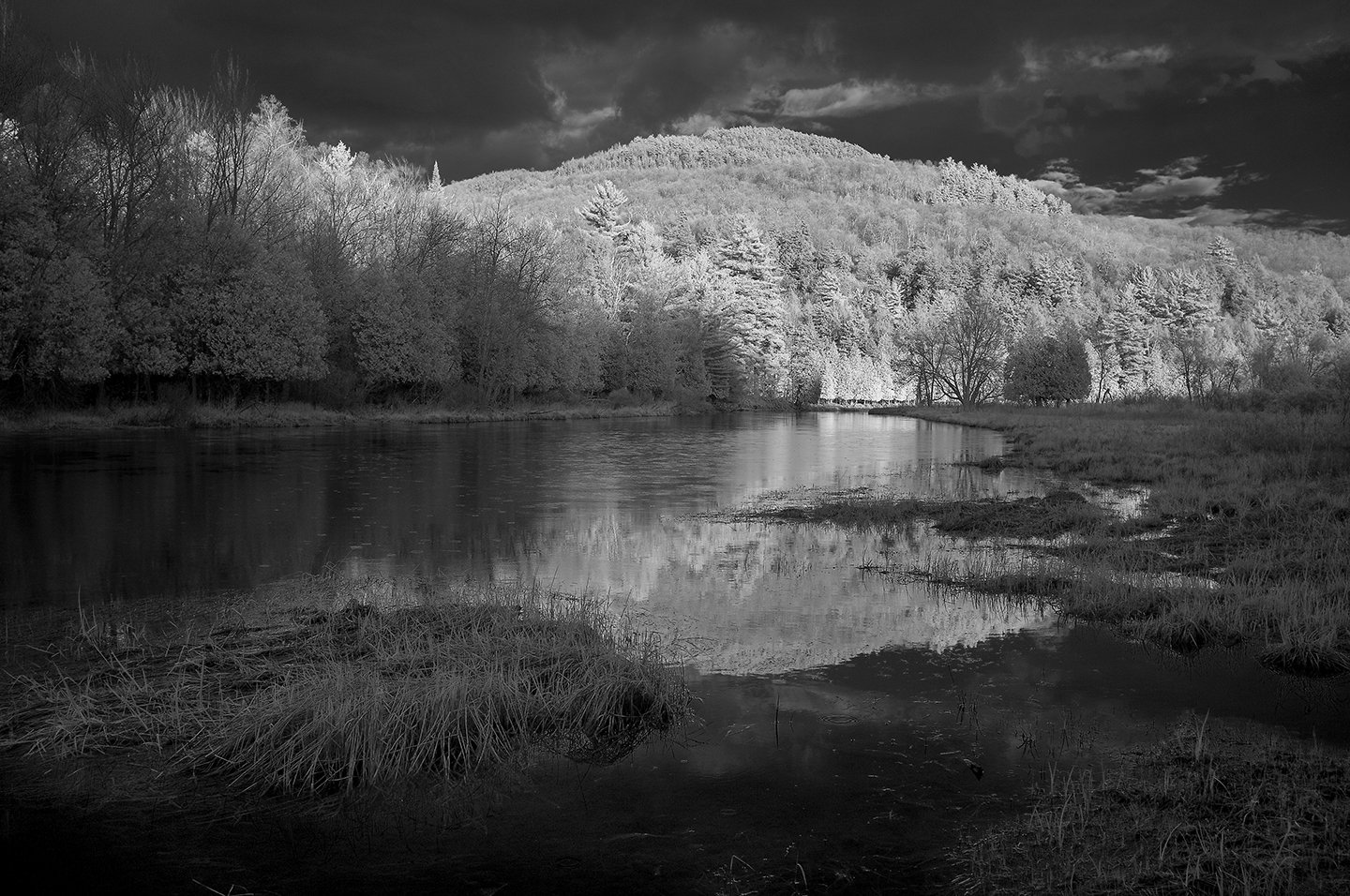 Baker Moutain and the Saranac River