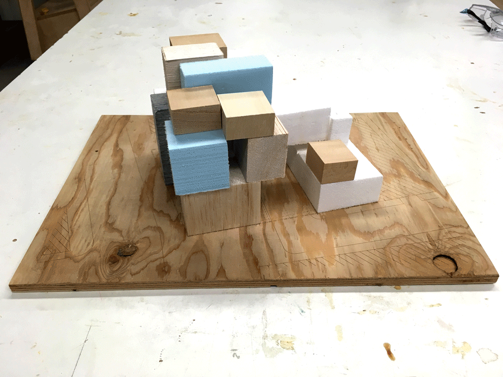 Early Programmatic and Massing Studies