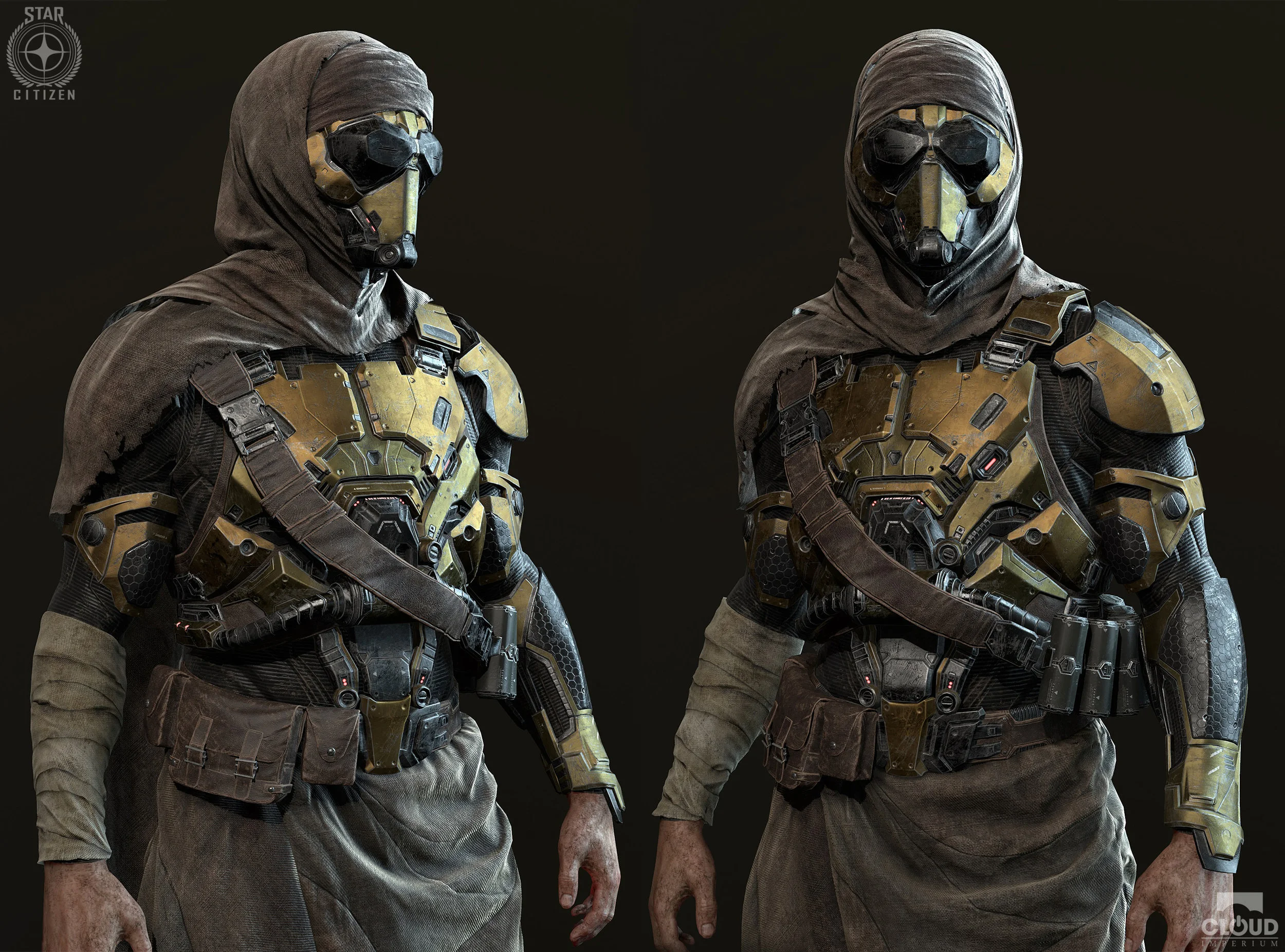 Star Citizen Desert Nomad — James Ku CG Character Artist