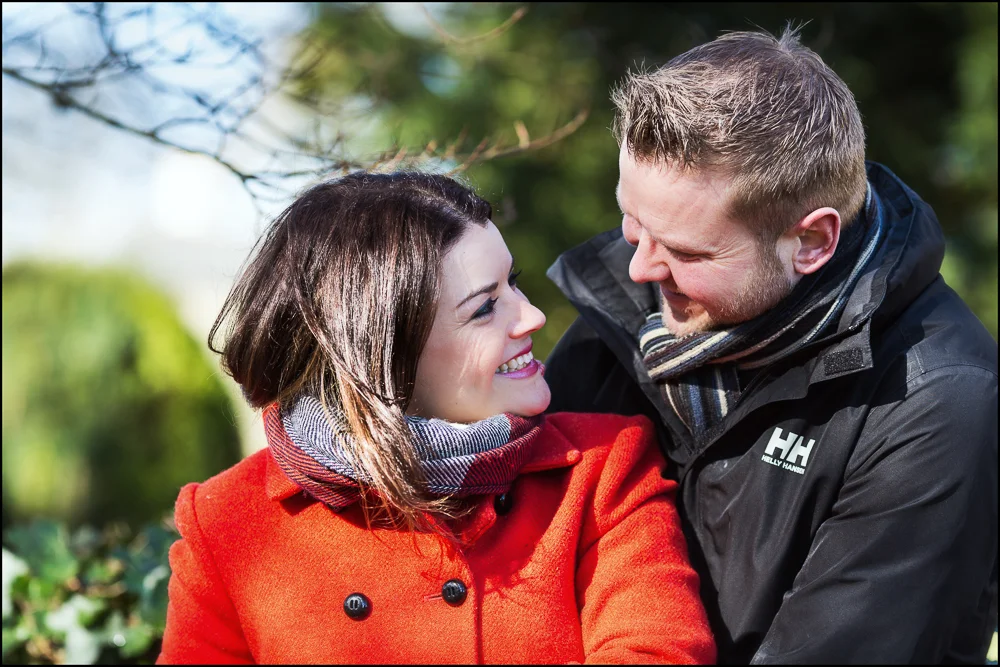 Jess & Matt, Minster Lovell Ruins engagement shoot.