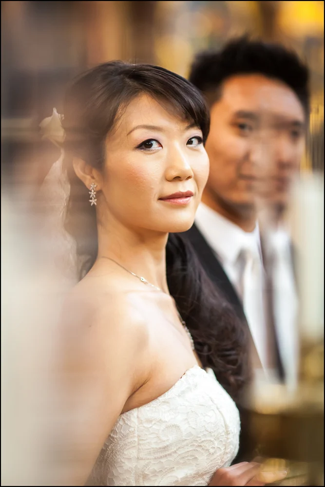 Lucy & Dali. Wedding photography in Exeter College, Oxford, Oxfordshire.