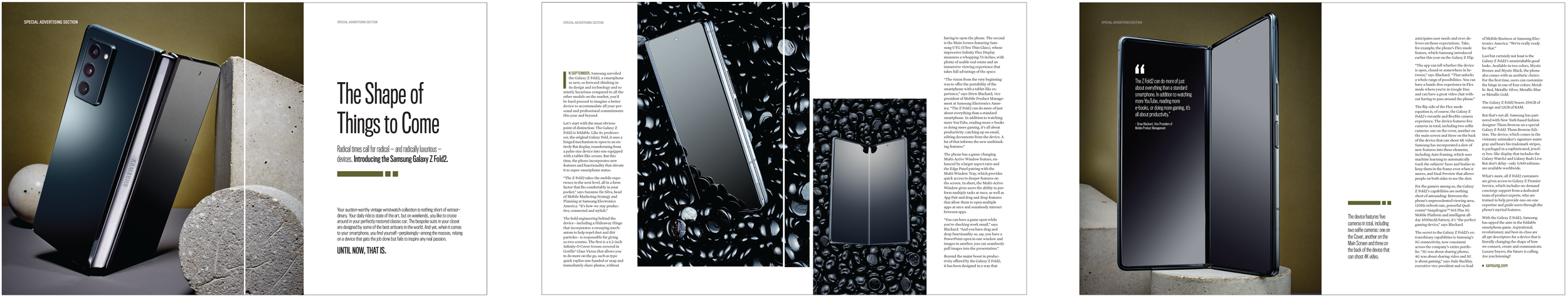 SAMSUNG ZFOLD 2, ROBB REPORT | NOVEMBER 2020