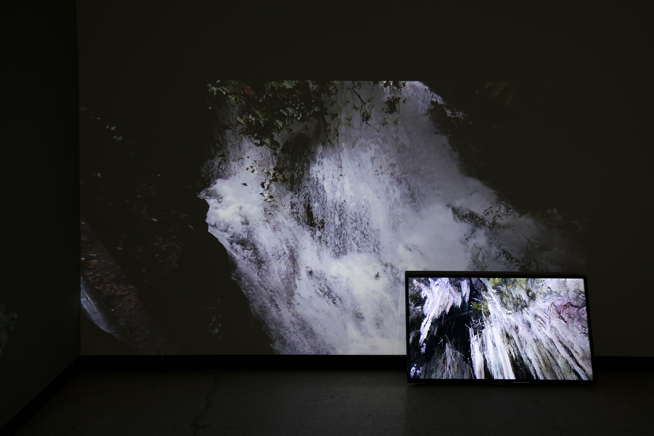 "Field Recordings" - 2 minute video projection and TV