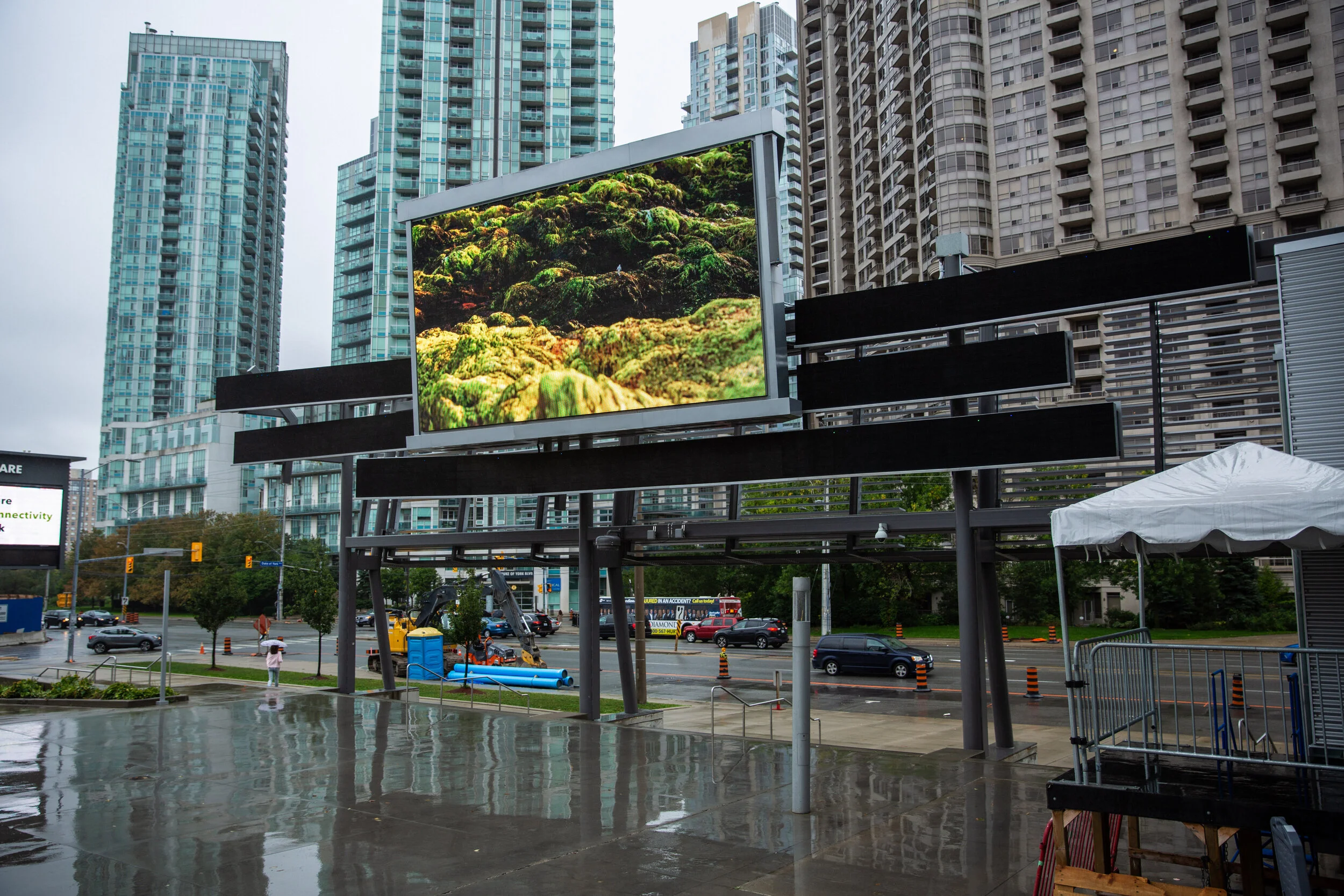 Video installation shot in Mississauga, ON in 2019.