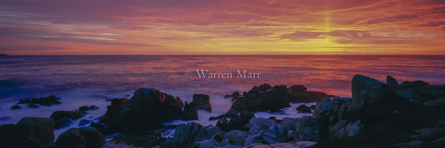Pink Sheeted Water - December 1993, Monterey Bay, CA
