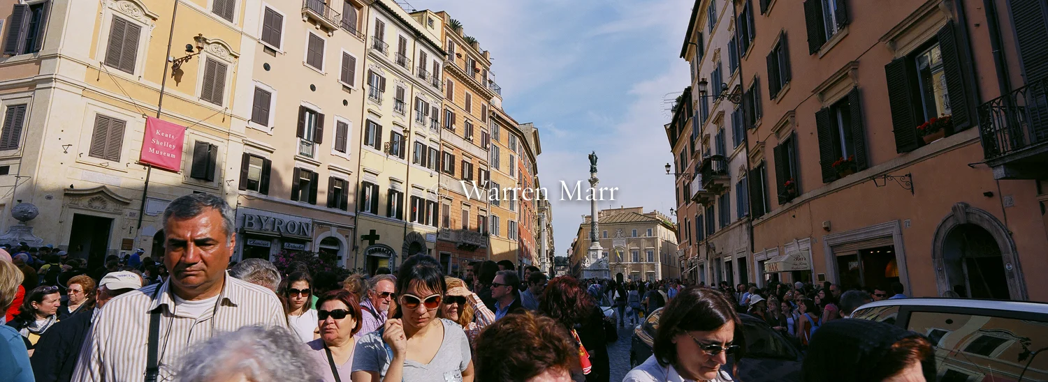 Tourists, Piazza d’Espana, Rome - April 2010, Rome, Italy
