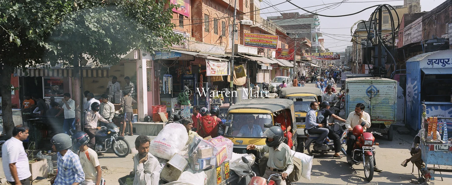 Traffic Jam, Jaipur - November 2011, Rajastan, India