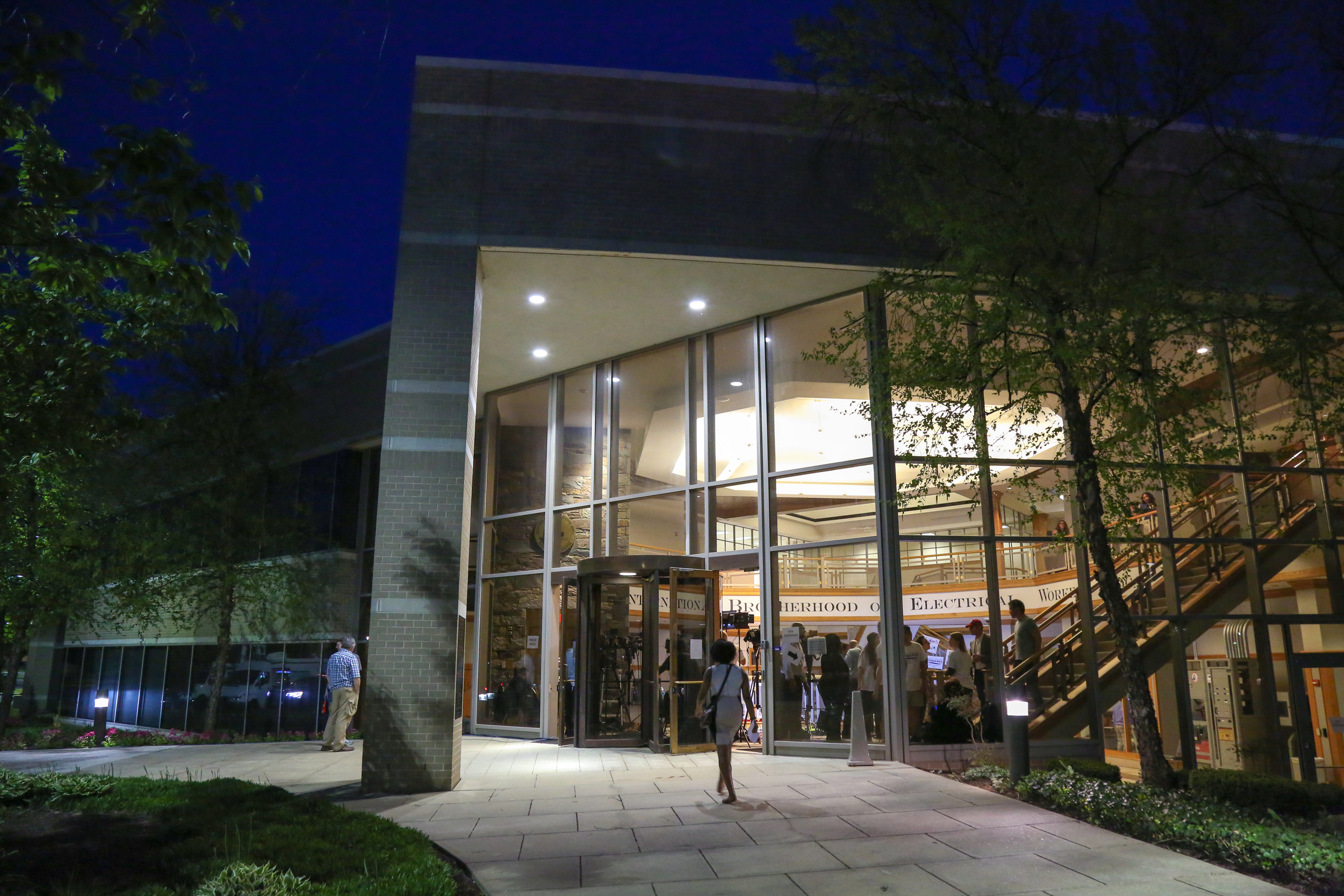 Edwards held her event in a labor union building located in Lanham, Maryland.