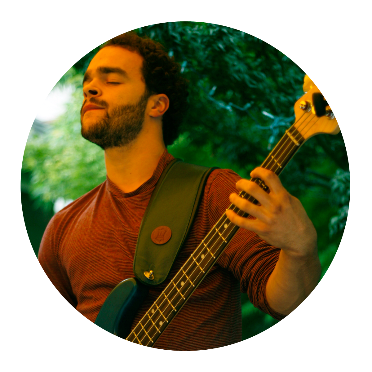 Marshall "Abilities" Hance - SLAPPIN' BASS and TAKIN NAMES Marshall is the type of character who's in three bands at once. Literally. He approaches music with an athletic rigor and passion that's contagious. As the "muscle" of whatever operation he's involved in, he brings the funk with authority. Check him out in Dead Sonics and his own future-groove-tastic band, Wonky . Marshall wants you to think critically and trust in your Abilities. 