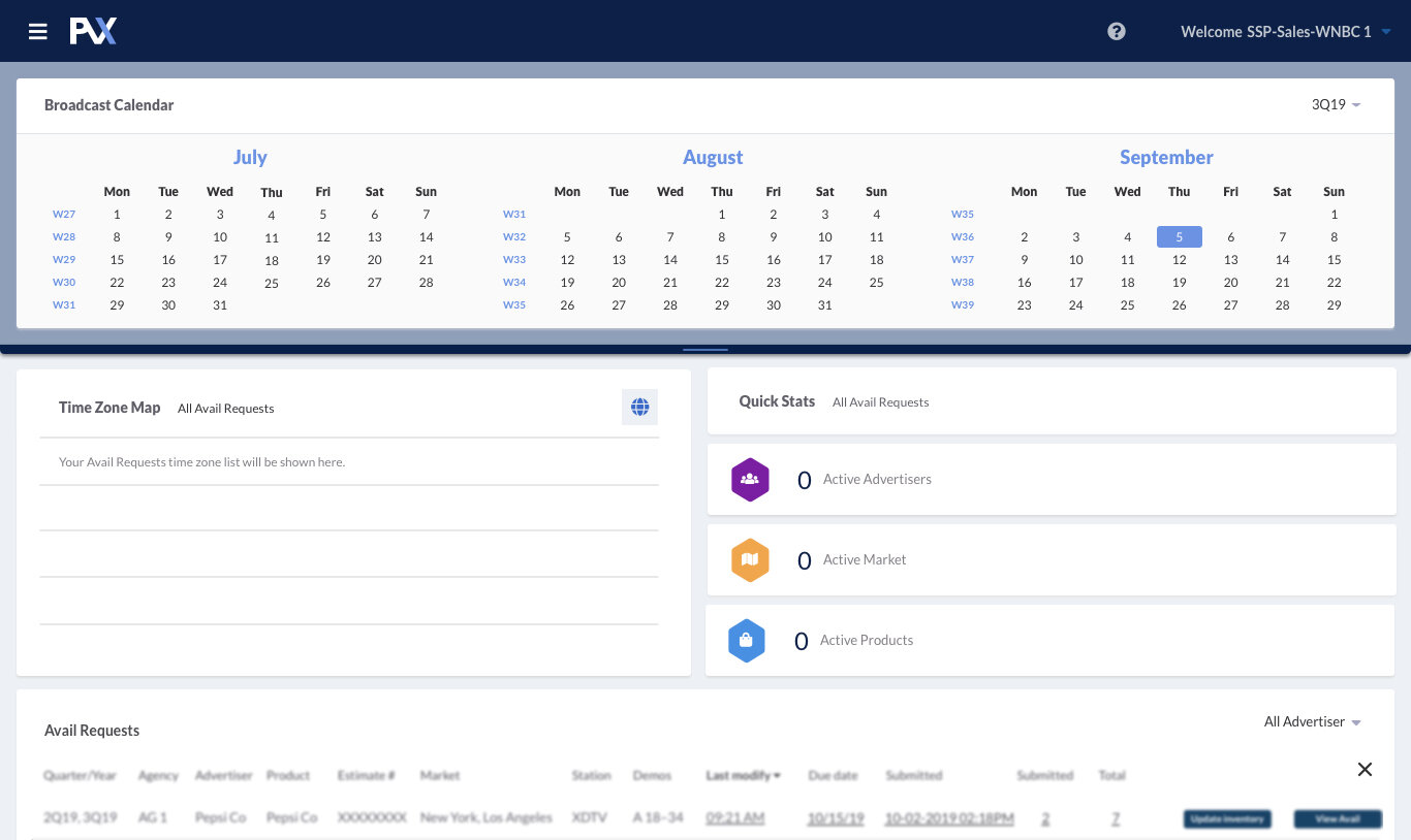 Iteration for the new dashboard landing page 2