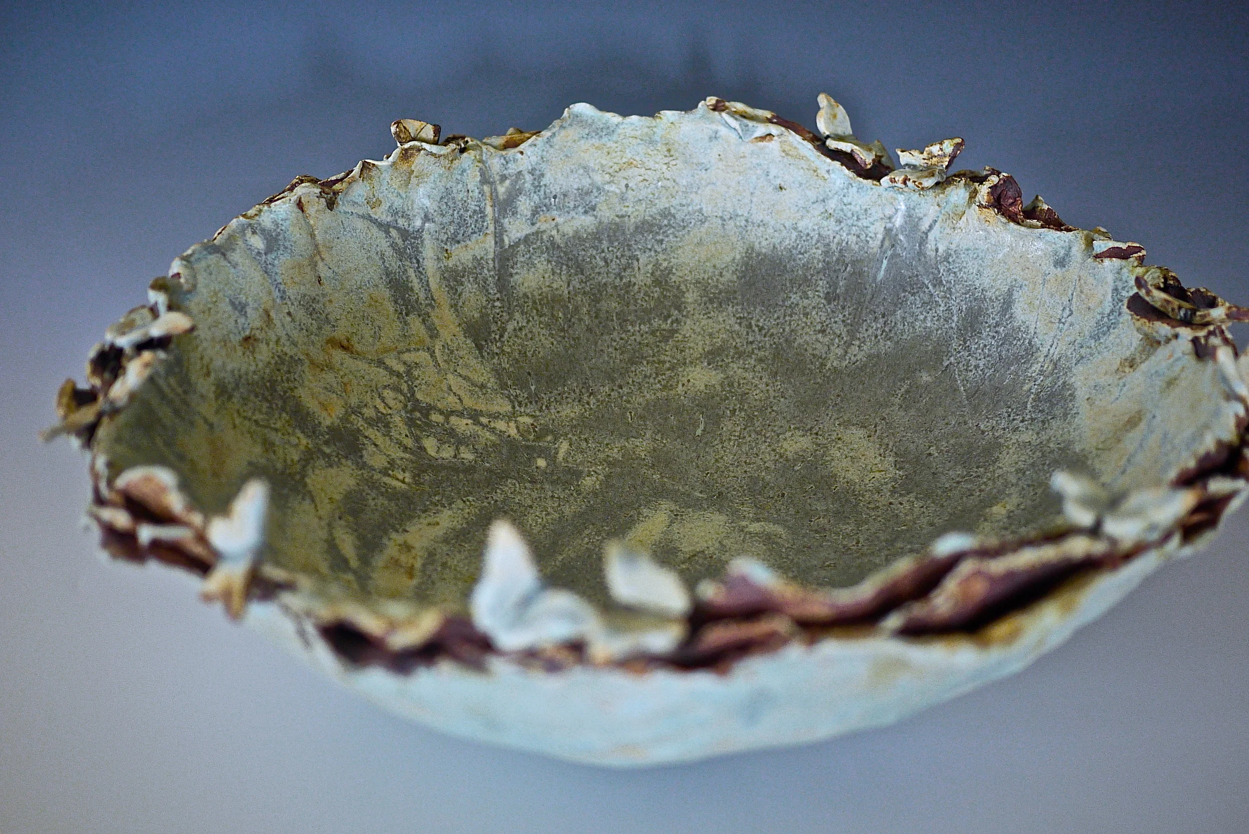 Turquoise Lagoon Butterfly Bowl