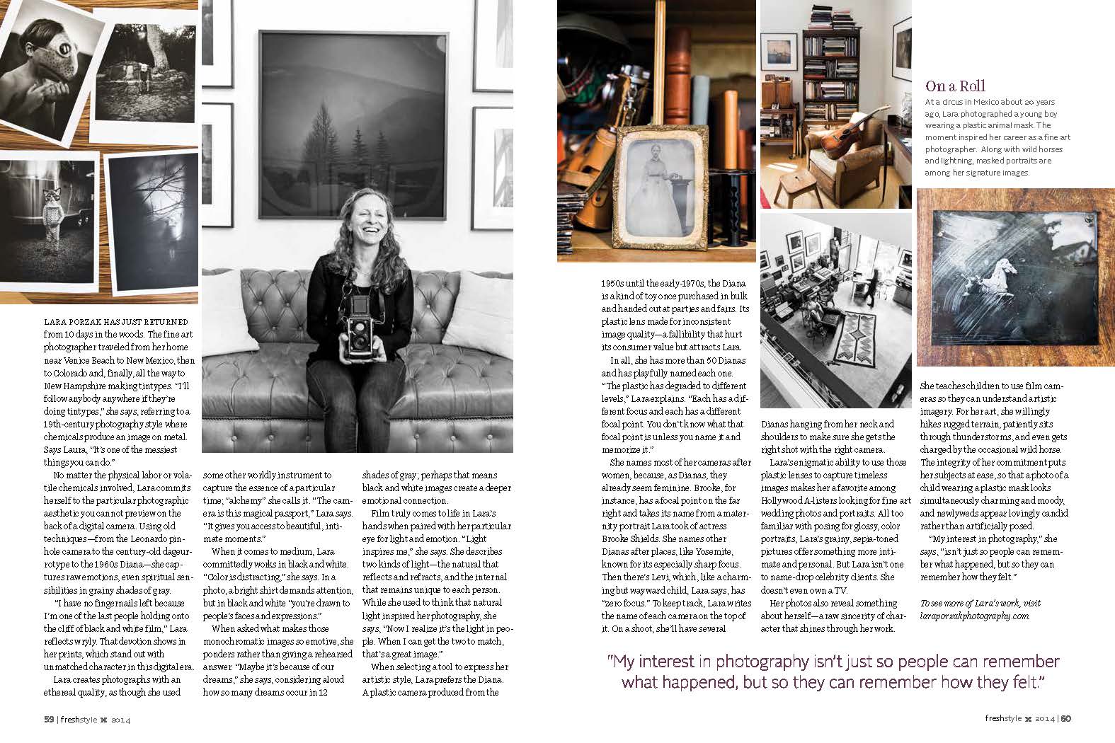 Caught on Film, Lara Porzak, fresh style magazine