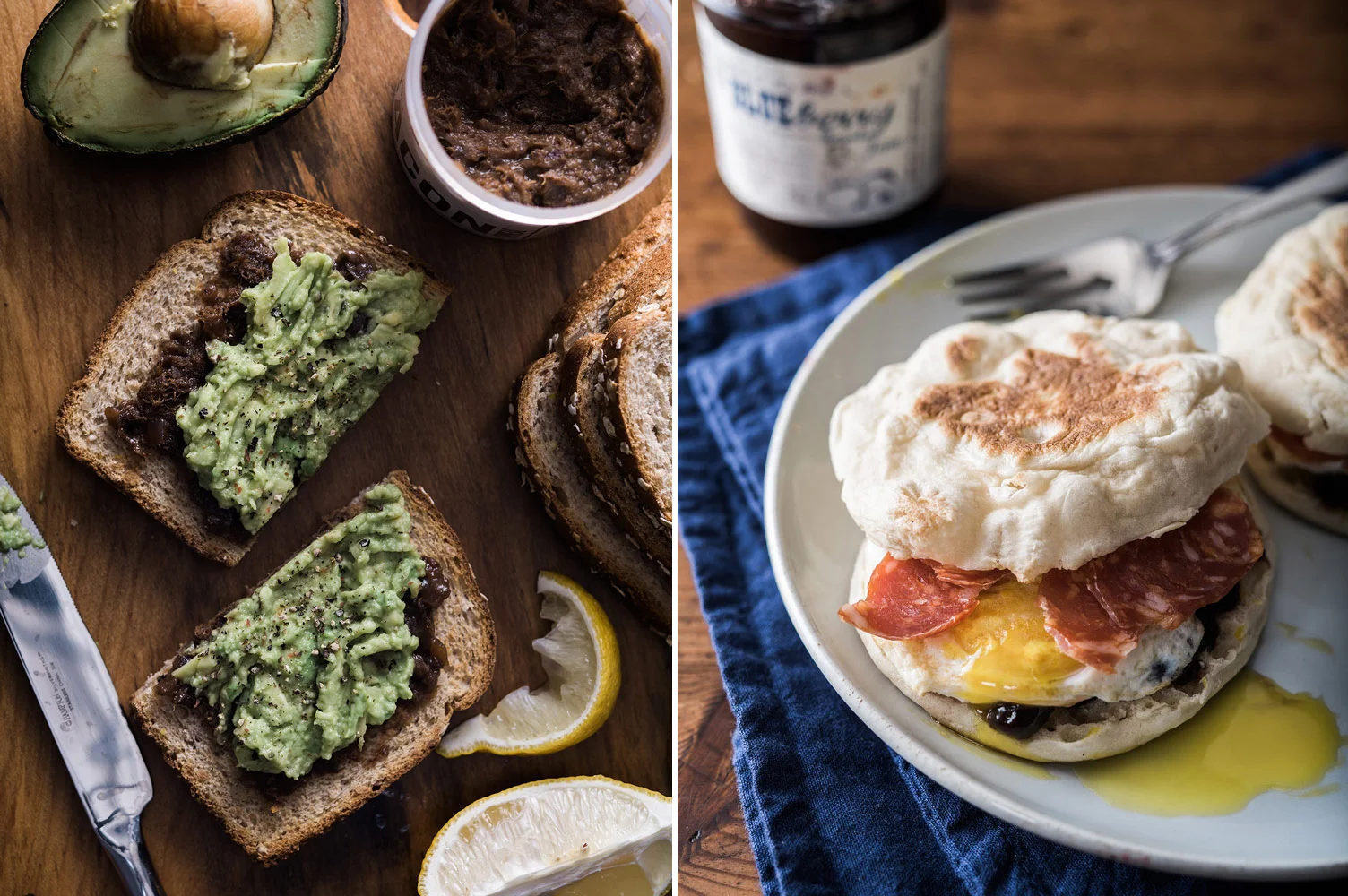 Breakfast sandwiches - Mantry, December 2014