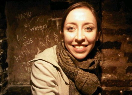 Me after evacuating Cairo in early February, and making my way to Cambridge, UK A cozy seat at a warm pub with a good friend was exactly what I needed. Photo by Galina Mardilovich. 