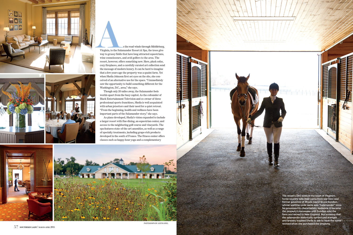 The Salamander, Southern Lady Magazine, Mar/Apr 2015