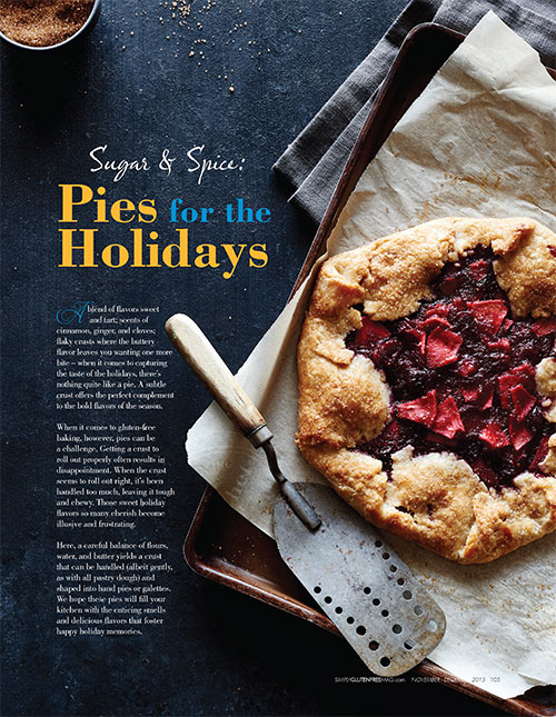 Sugar & Spice: Pies for the Holidays, Simply Gluten-Free, Nov/Dec 2015