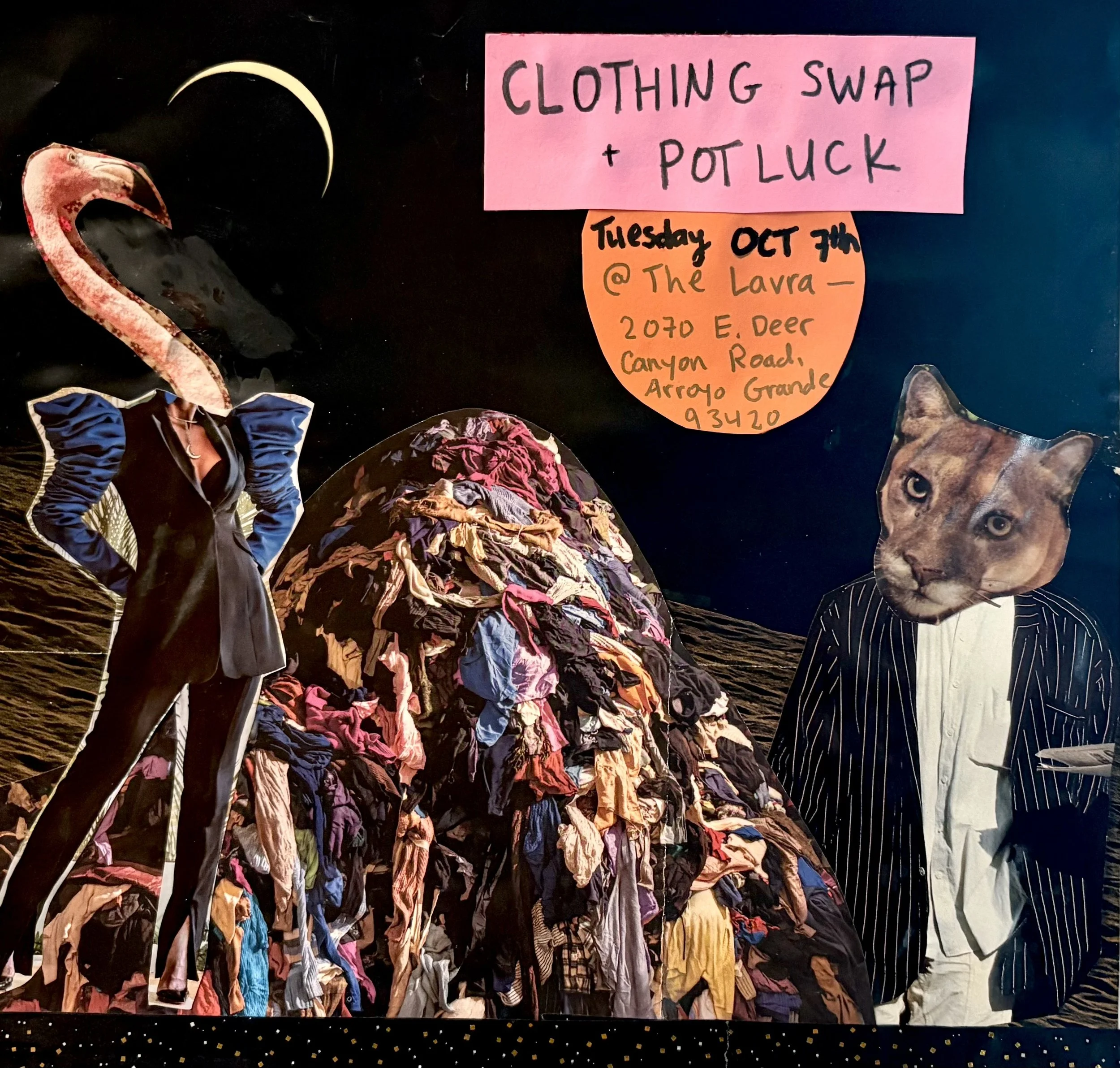 Clothing swap &amp; Potluck dinner