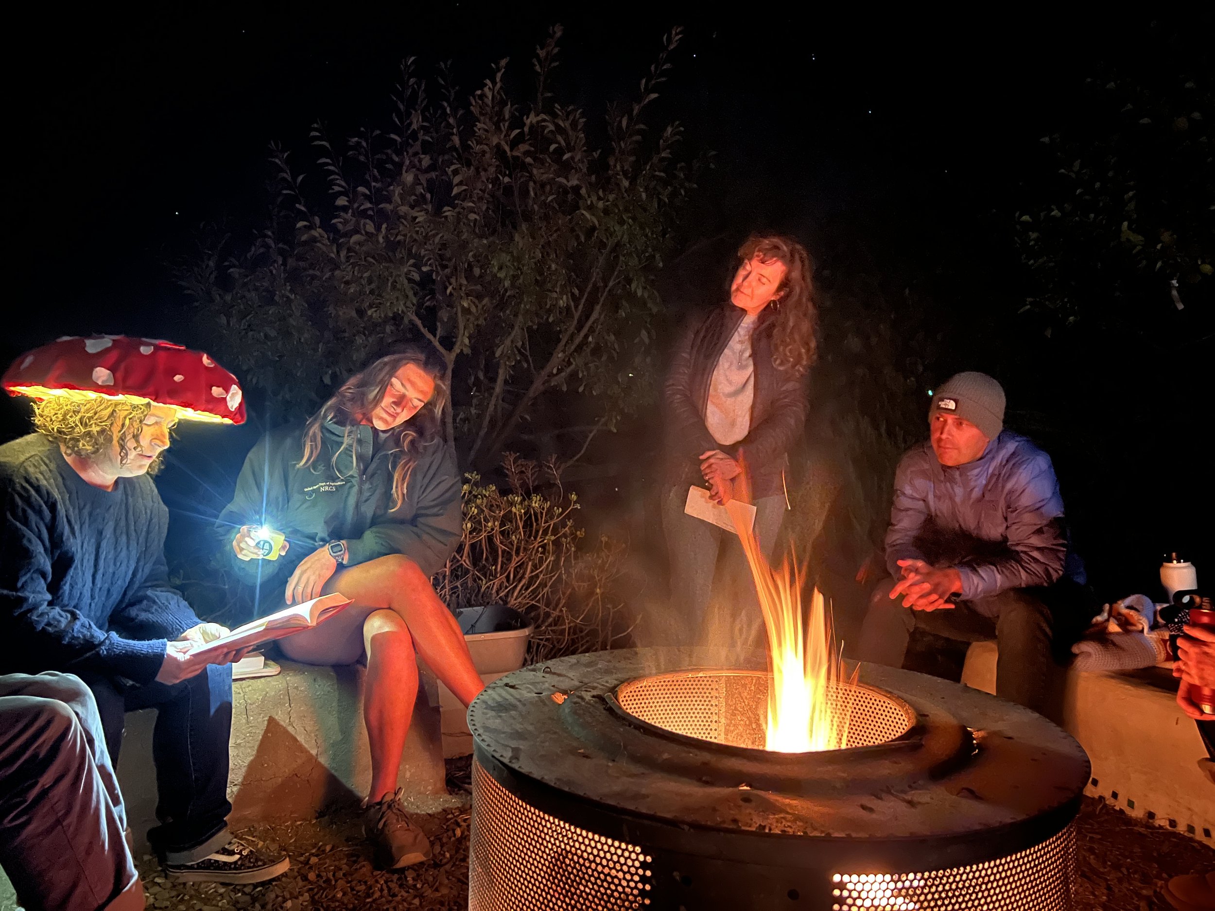 Potluck, Bonfire & Poetry night