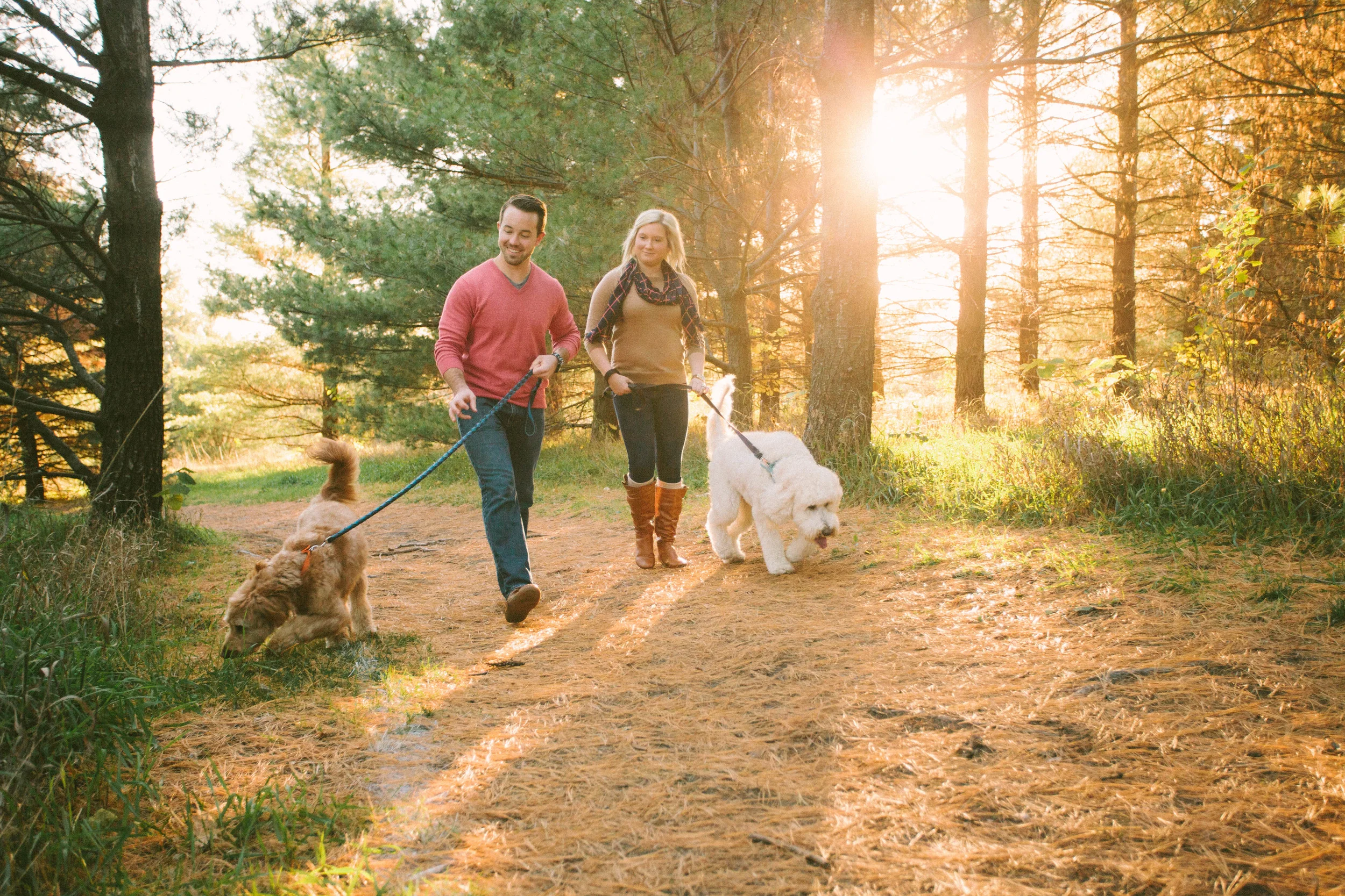 Molly and Kyle and Doggies - Family