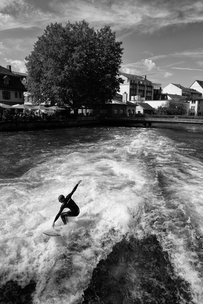 Surfing the Aare