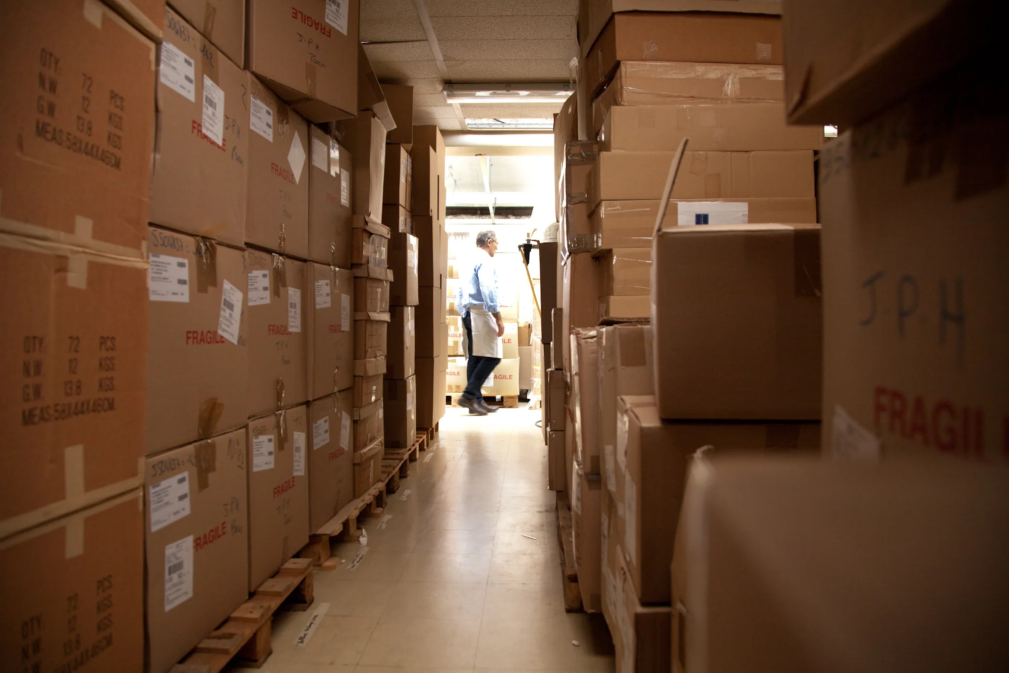 50% du chiffre d'affaires japonais est réalisé pendant cette période. Les emballages et la logistique de transport sont essentiels. © T.Caron