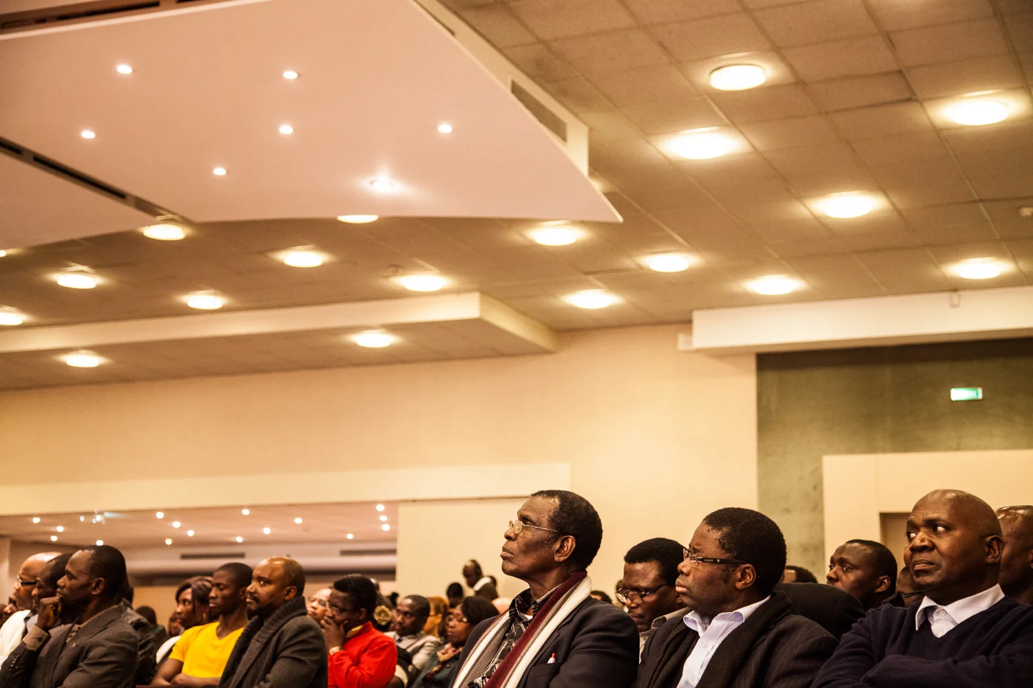 Meeting de Paulo Gomes, candidat à l'élection pour la présidence de la Guinée-Bissau 2014. Paris, Janvier 2014.