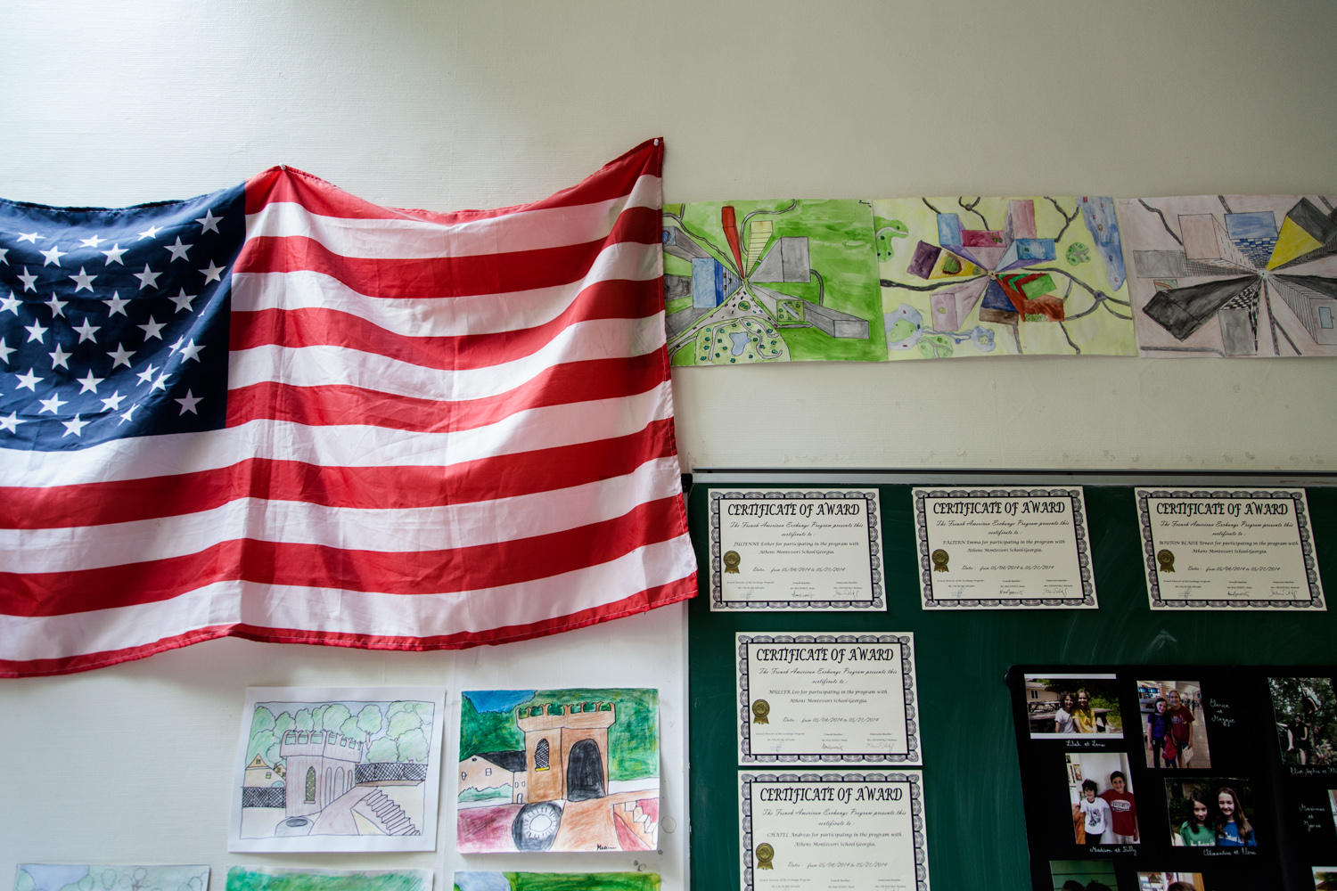  Ici, les élèves apprennent l'anglais dès la maternelle. École aujourd'hui, Paris.  Commande pour Télérama. 