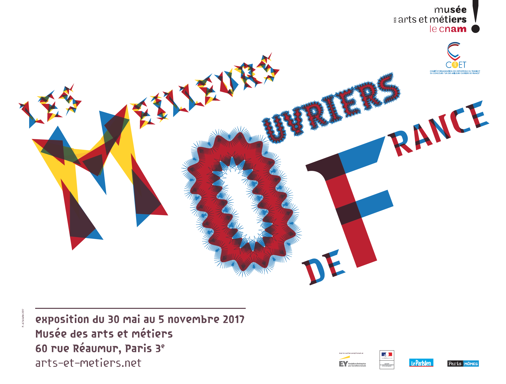 MOF Musée des Arts et Métiers. Paris. Exposition en cours. Du 30 mai au 5 novembre 2017. Installation vidéo, photographies, sons, catalogue. http://www.arts-et-metiers.net/musee/les-meilleurs-ouvriers-de-france