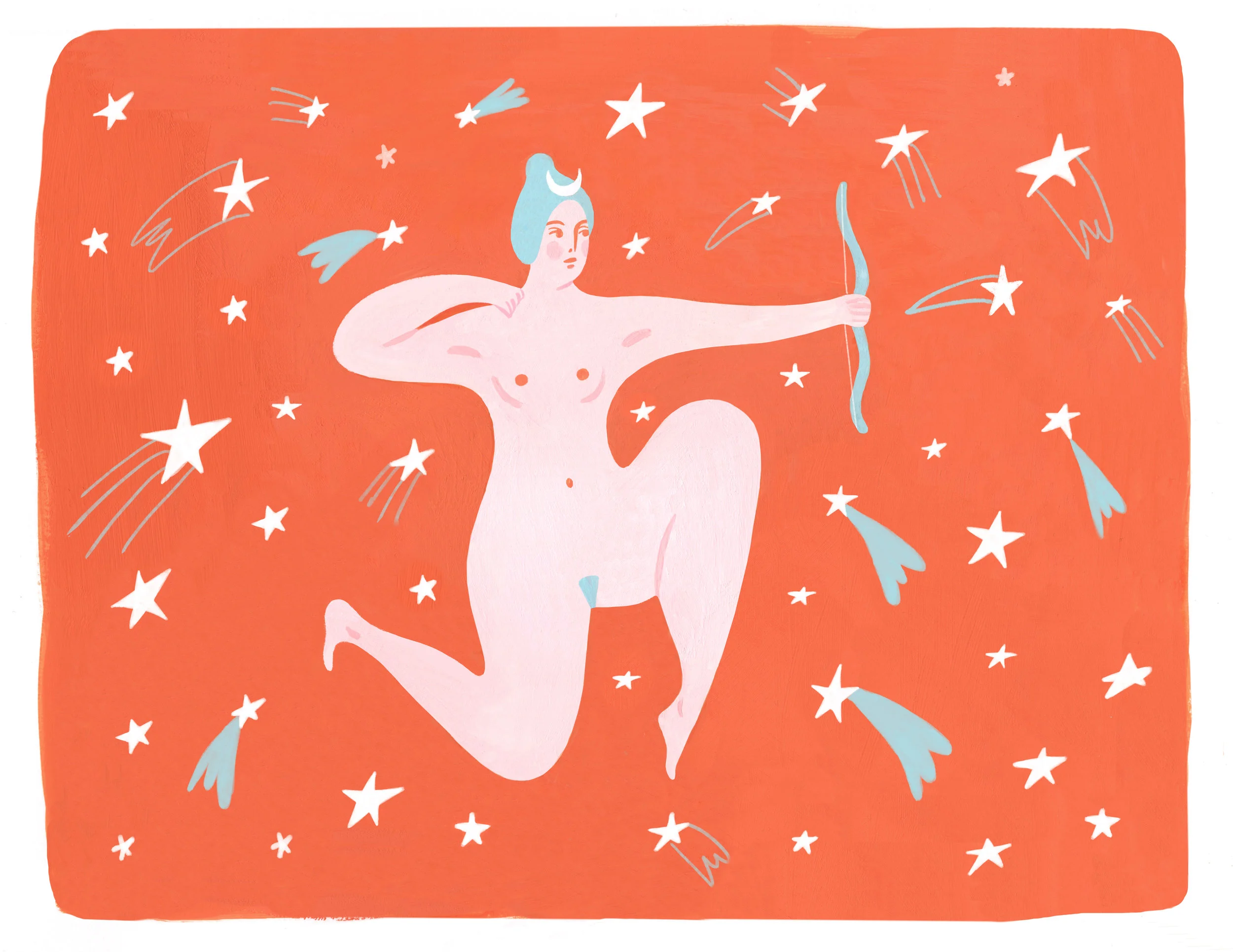 your december horoscope: sagittarius (for society6)