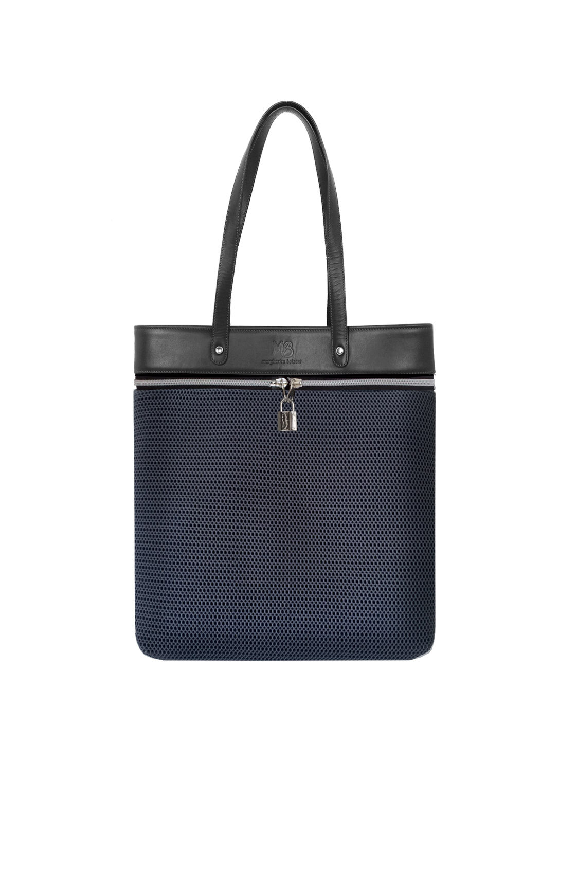 Be Wright Tote - Black - Neoprene Grey