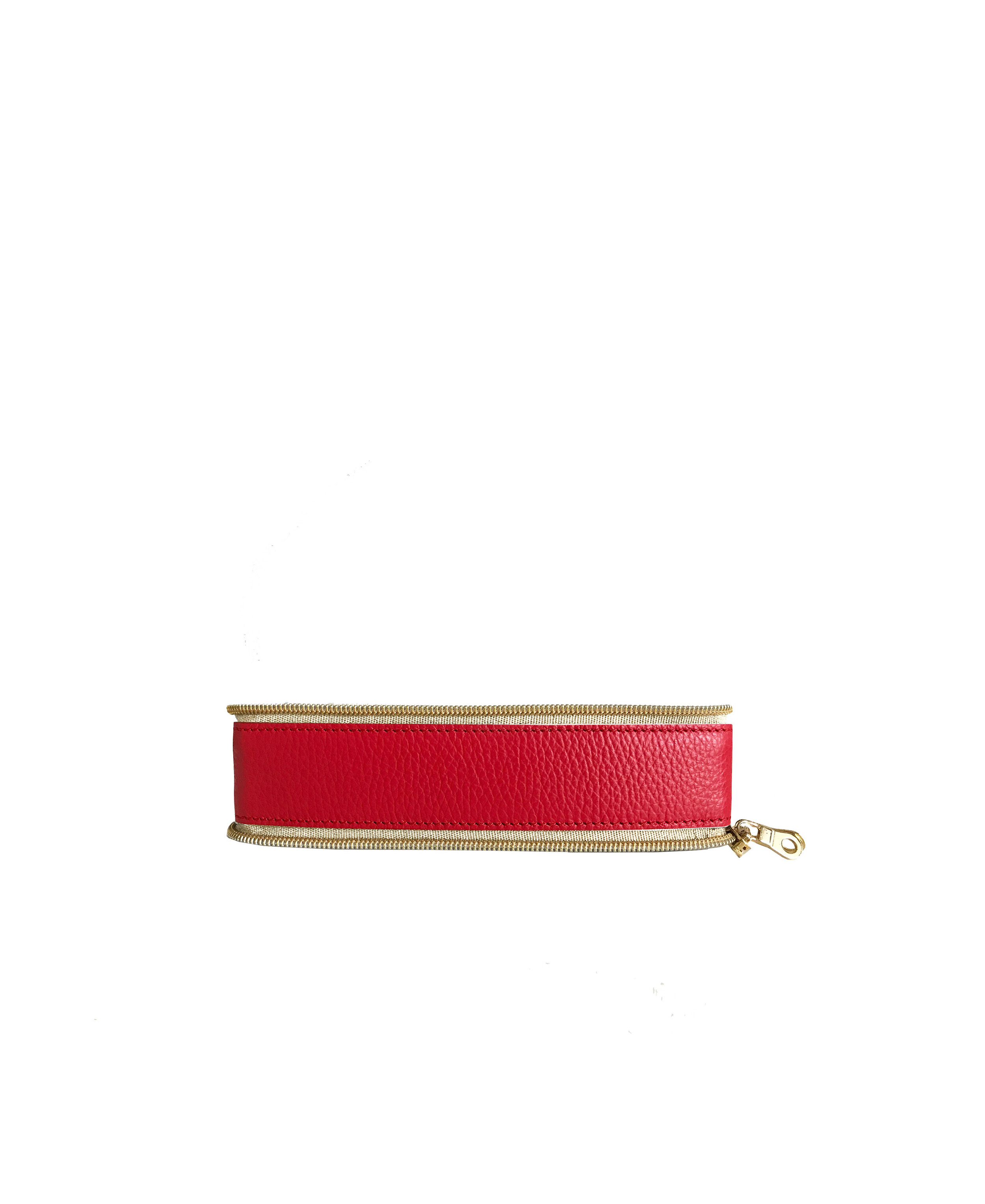 Be Wright Luxe Clutch - Red stripe 