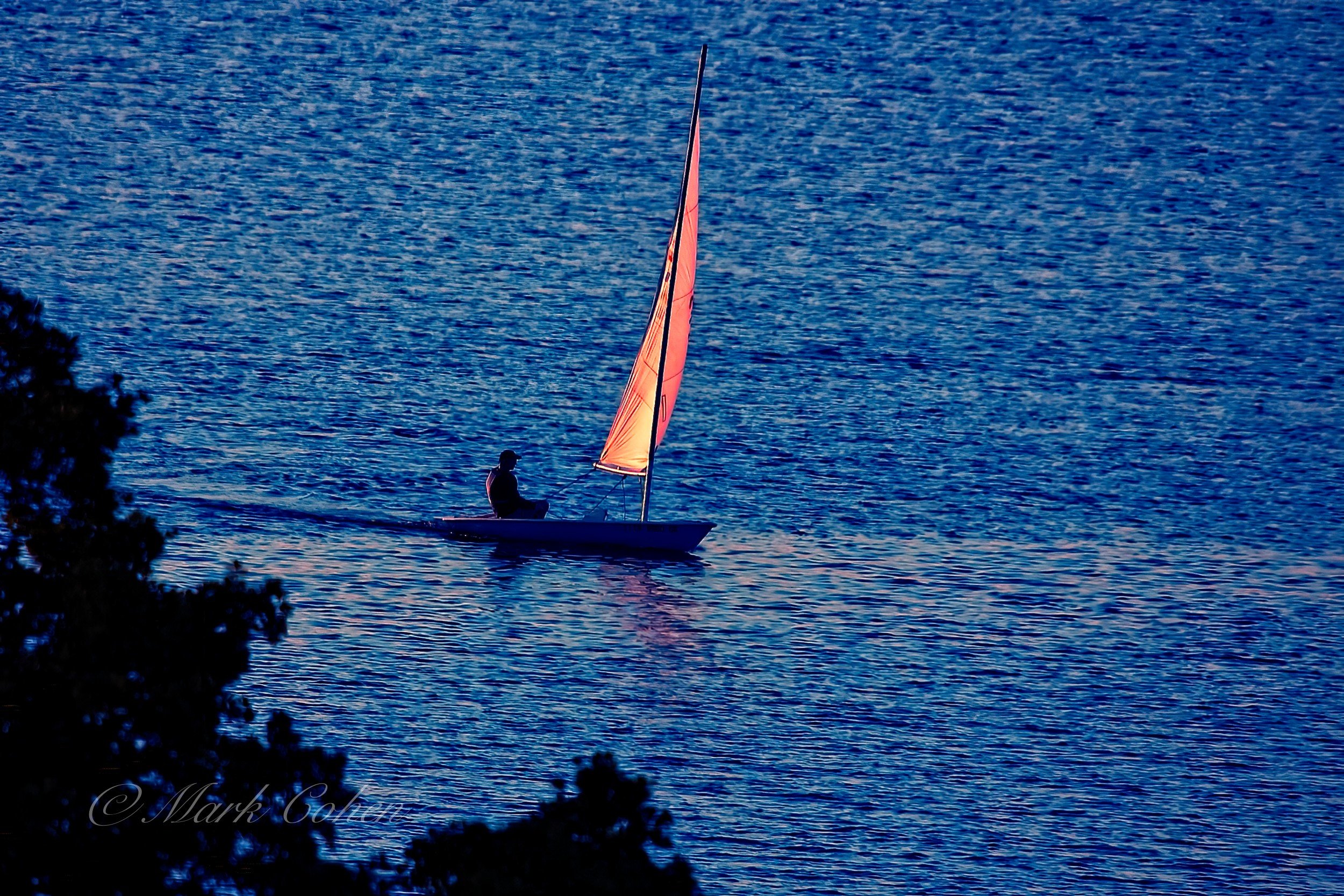 Last sun, Folsom Lake  2005.jpg