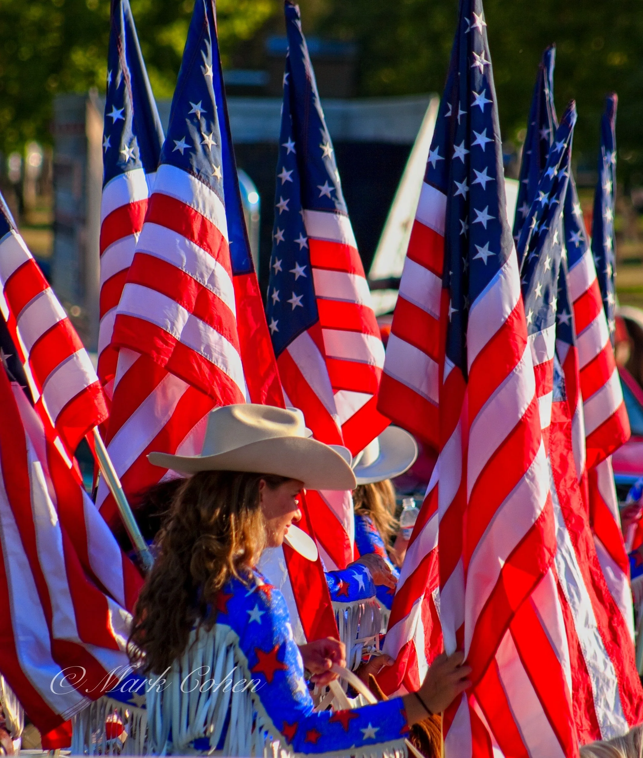 Cowgirl with flags.jpg