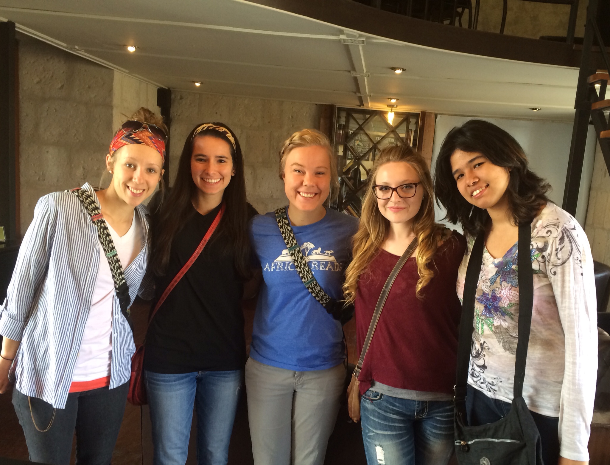Left to right: Kayla, Christy, Lexi, Mat & Fiama