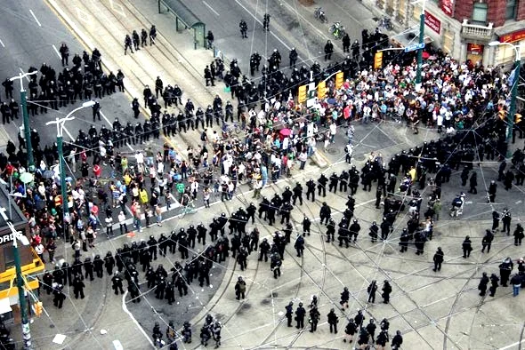 Queen and Spadina - View from above - Taken from Twitter not sure who took it