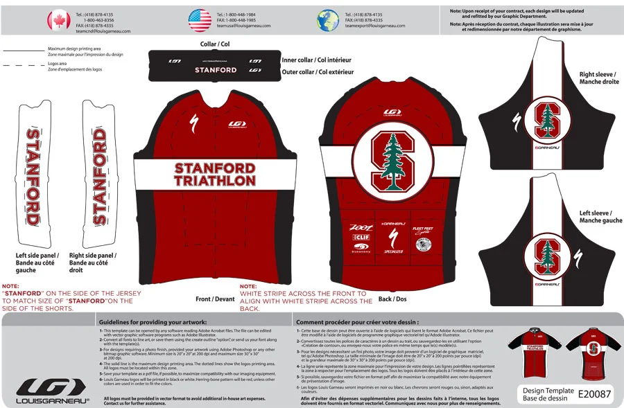 stanford triathlon team apparel