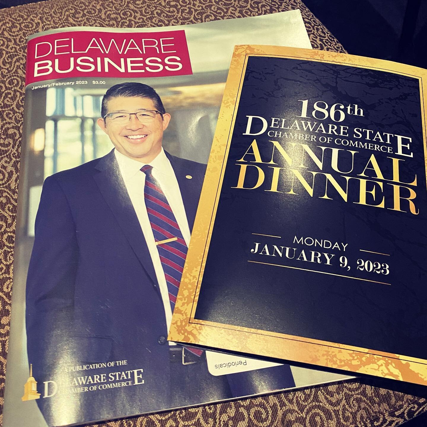 Enjoyed the networking and evening at the Delaware State Chamber of Commerce annual dinner and also hearing from keynote Dr. Tam about the work and impact @beebehealthcare is having in Sussex County and statewide. Thanks to the state chamber staff fo