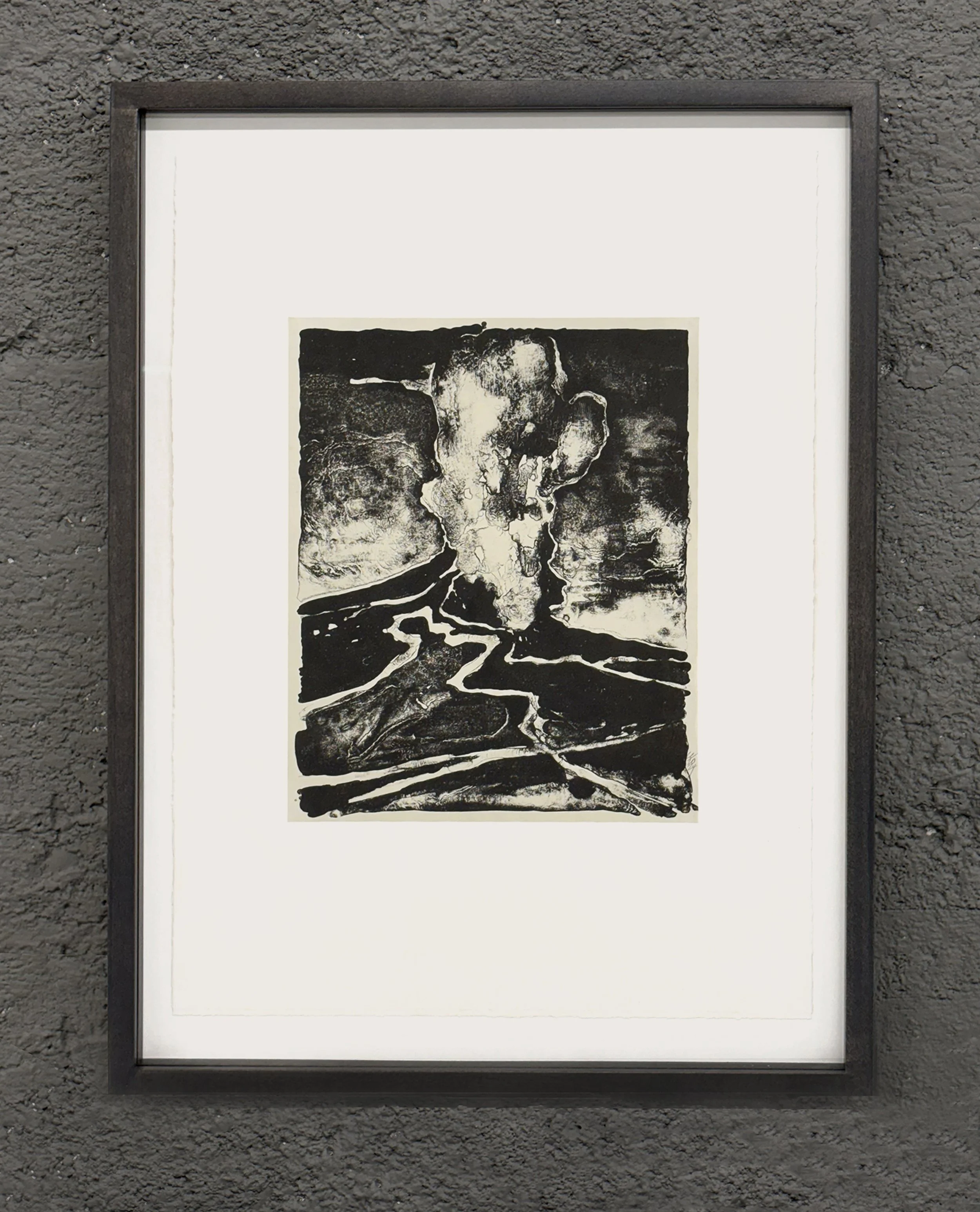  Stone lithograph with kita-kata chine-collé on Magnani paper. 16 × 12 ½ inches. 