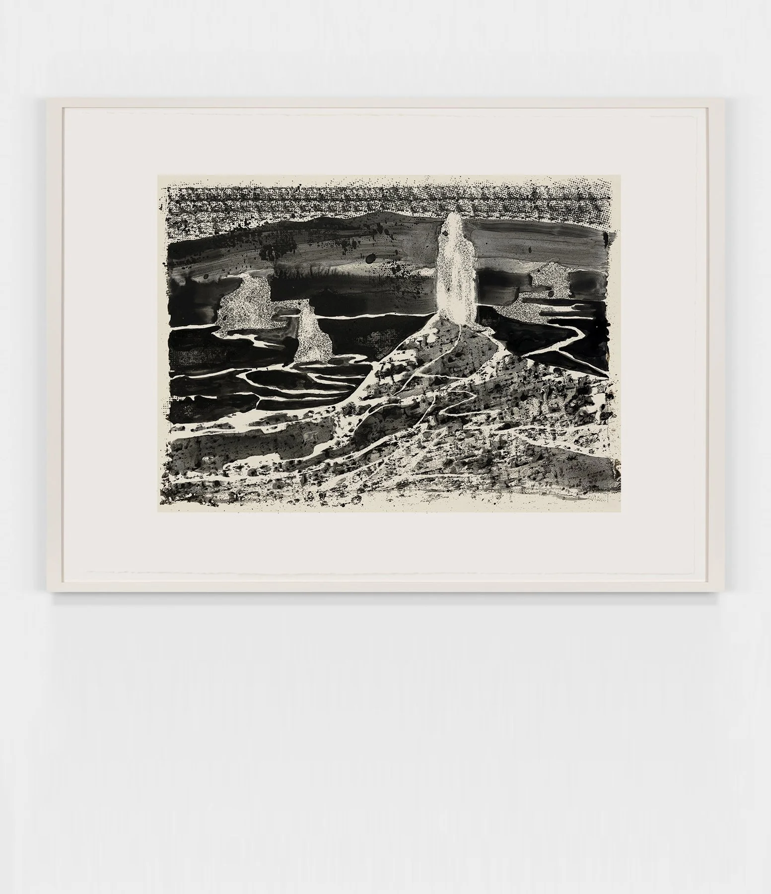  Stone lithograph with kita-kata chine-collé Magnani paper. 16 × 22 inches. 