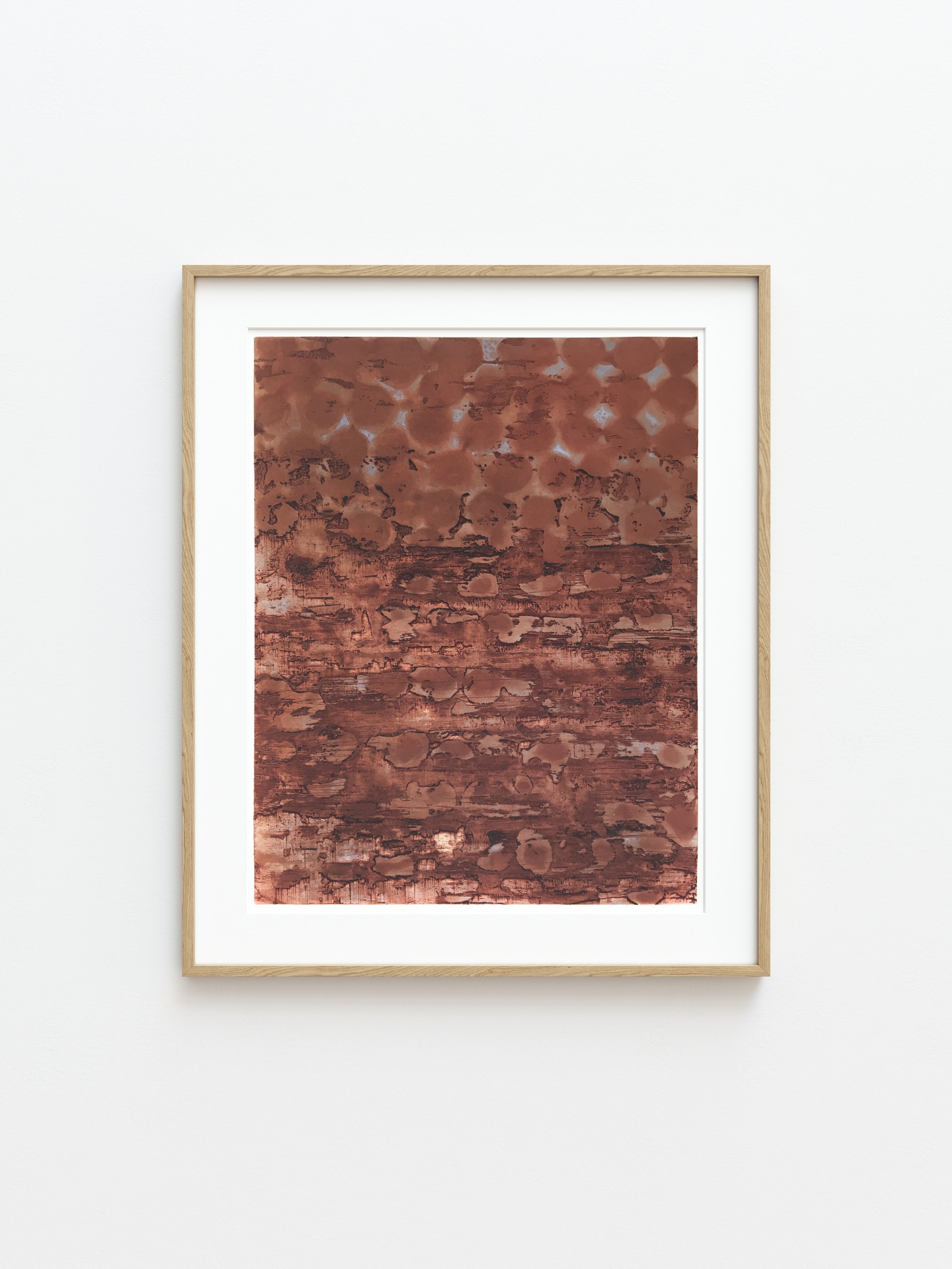  Intaglio (aquatint, spit bite and open bite) on Hahnemühle paper. 31 × 22 inches. 