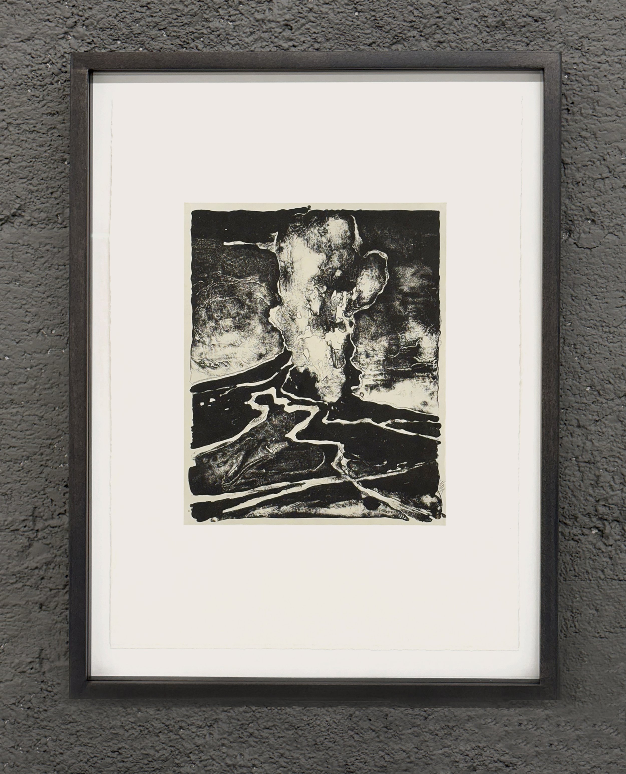 Stone lithograph on Kita-kata chine-collé on Magnani paper. 16 × 12 ½ inches. 