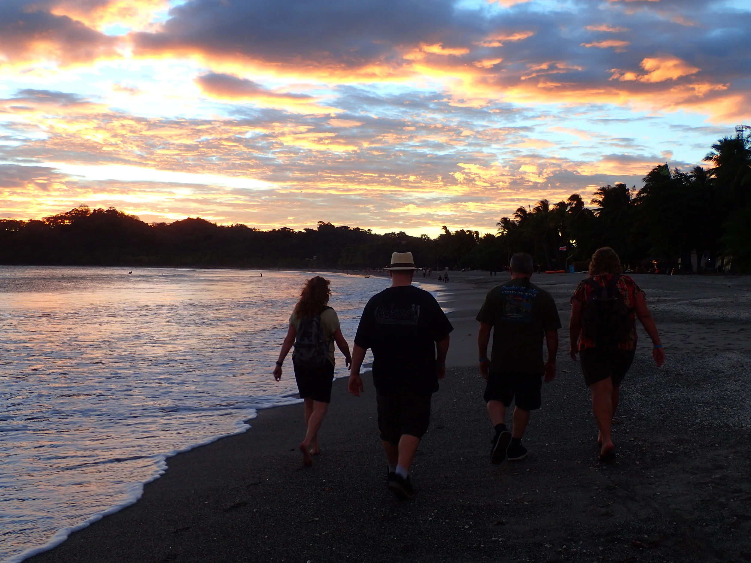Walking to Main St via the beach